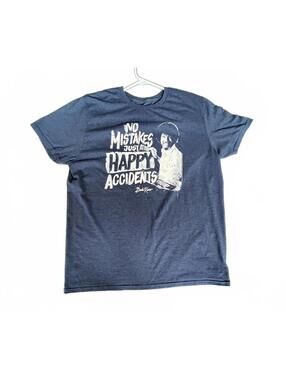Bob Ross Men's Happy Accident T-SHIRT - XL